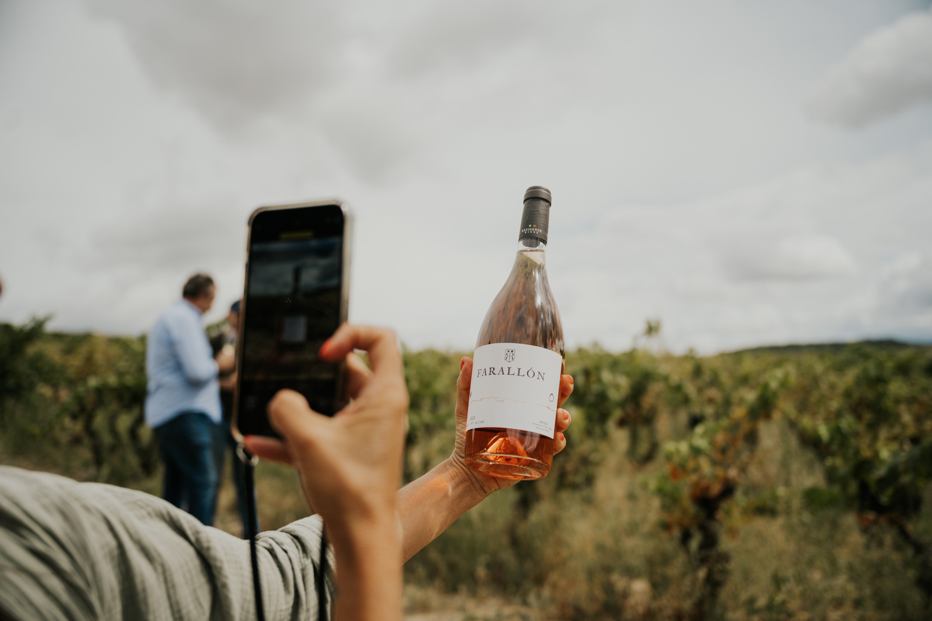 Farallón en los viñedos de Residence Wines